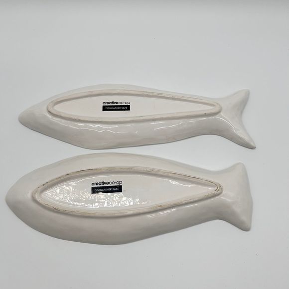 Pompano Collection modern fish plate (Ajml) - Picture 4 of 6